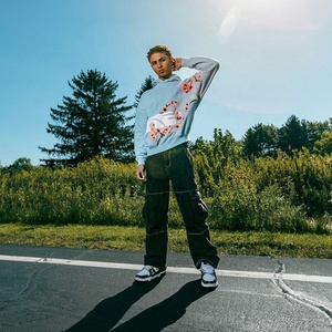 Sudaderas básicas de mezcla de algodón para hombre Sudaderas con capucha de entrenamiento de invierno de peso pesado - Product Image 5