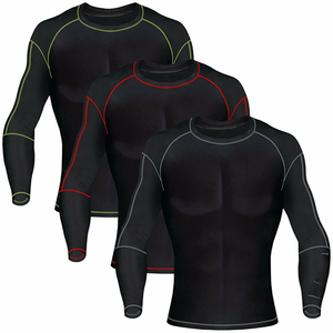 Camiseta de Compresión de Manga Larga con Logotipo Personalizado por Sublimación, Ropa Deportiva, Estilo BJJ MMA, Shorts Personalizados BJJ Rashguard MMA - Product Image 6