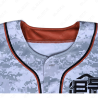 Maillot de baseball formel pour homme, personnalisé et brodé, col rond, 100 % coton, anti-UV, respirant, tissu écologique, vente en gros