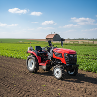 Tracteur Sub-Compact Euro 5 CE EU EMAKR EPA de Fabrication Chinoise avec Attelage 3 Points et Structure Anti-Renversement pour la Tonte