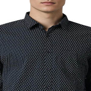 Colección de verano para hombres, camisas informales de algodón hechas a medida con mangas completas, transpirables y cómodas, características antiarrugas - Product Image 1