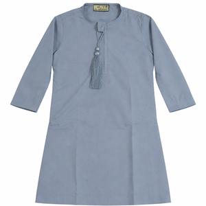Jubba Omaní de Satén para Niños, Túnica Saudí Thobe, Jubba Infantil Personalizada para Ramadán, Jubba Musulmana, Abaya, Kaftan Dubai Eid Thobe - Product Image 6