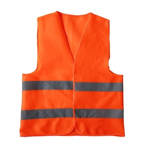 Chaleco de Seguridad Impermeable Naranja Clase 2 con Certificación ANSI, Ropa de Trabajo de Alta Visibilidad Reflectante para Uso en Exteriores - Product Image 1