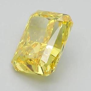 Diamante Amarillo Radiante de Corte Brillante, Cultivado en Laboratorio, Certificado por IGI, Diamante Amarillo Suelto para Anillo de Compromiso Personalizado, 1-5 Quilates, VVS VS - Product Image 5