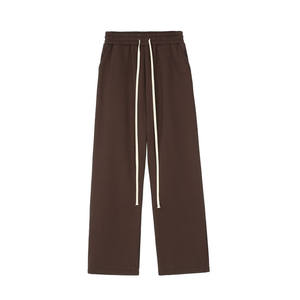 Pantalones Deportivos de Pierna Ancha con Forro Polar, Personalizados con Impresión de Alta Calidad, Lisos, con Cordón Súper Largo, para Hombre - Product Image 2