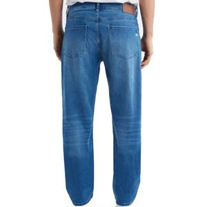 MEESAM LEATHER HOSIERY Jeans de Mezclilla para Hombre y Mujer, 100% Algodón, Secado Rápido, Estilo Vintage, Corte Regular, Lavado Casual, Rectos, para Invierno - Product Image 4