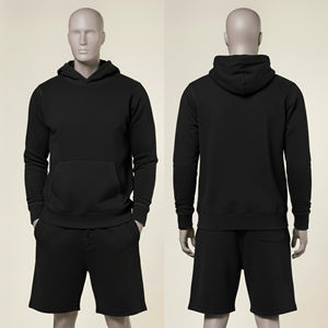 Conjunto de 2 Piezas para Hombre, Informal, Transpirable, de Punto, para Verano, Vacaciones, Playa, Camisa de Manga Corta con Botones y Pantalones - Product Image 6