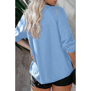 เสื้อยืดผู้หญิงทรงเข้ารูป คอกลม แขนสั้น สวมใส่สบาย เป็นมิตรกับสิ่งแวดล้อม ระบายอากาศได้ดี แห้งเร็ว ผ้าถักไม่เป็นขุย - Product Image 4