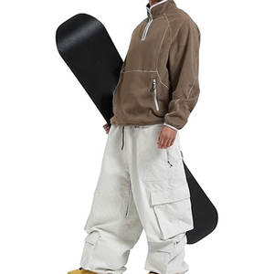 Pantalones de Snowboard Holgados para Hombre y Mujer, Pantalones de Esquí con Múltiples Bolsillos, Ajuste Holgado, Casuales, para Deportes de Invierno al Aire Libre, Impermeables - Product Image 3
