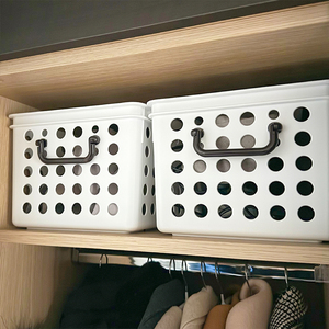 Organizador de Cajones SongSong, Juego de 5 Piezas, Apilable, Contemporáneo, Cestas de Almacenamiento para el Hogar, Fabricado en Corea, Mini Armario de Plástico PP Blanco - Product Image 5