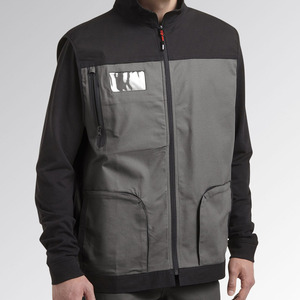 Chaleco Corto Acolchado Transpirable Personalizado para Hombre, Estilo Urbano, Cuello en V, Cierre de Cremallera, Poliéster/Algodón - Product Image 2