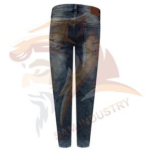 New Arrival OEM Serviced <b>Summer</b> Men's Denim <b>Pants</b> Unique Design High Street Style High Quality Men Denim <b>Pants</b> - Product Image 2