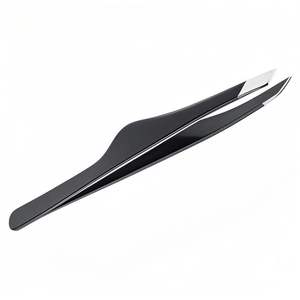 Pinzas Profesionales para Cejas con Punta Inclinada de Acero Inoxidable Reutilizables y Duraderas Diseño Moderno y Lujoso para Depilación - Product Image 1