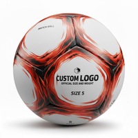 Ballon de football taille 4 officiel, cousu à la machine, couleur et logo personnalisables, durable, toutes conditions météorologiques, qualité supérieure, PVC laminé