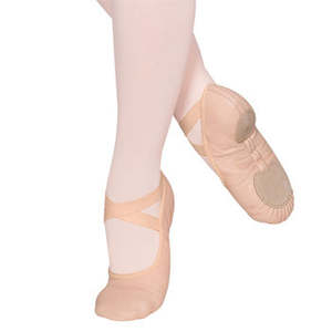 Chaussures plates de ballet en cuir de vachette de qualité supérieure, logo personnalisé, faible MOQ, prix d'usine, semelle souple, doublure en coton de haute qualité, chaussures de danse - Product Image 2