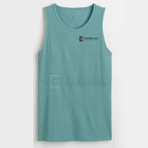 Factory Direct Men's Cotton Tank <b>Top</b> Custom Logo Sleeveless Gym Workout Running Casual Sports Wear OEM ODM Wholesale - Product Image 6