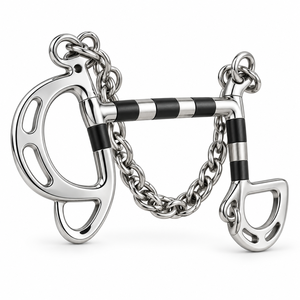 Mors de cheval jaunes confortables et durables, qualité supérieure, respirants, à bas prix, en acier inoxydable, personnalisables OEM - Product Image 3