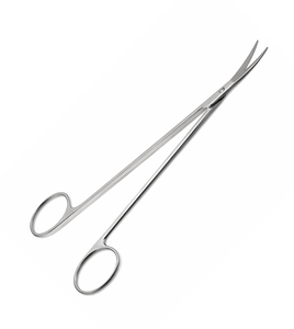 Tijeras Quirúrgicas Church Artery de 7 Pulgadas, de Acero Inoxidable, con Hojas Curvas Biseladas y Puntas Cónicas - Product Image 1