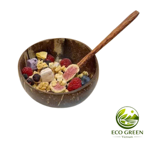 Environment Friendly <b>Coconut</b> Bowl Natural <b>Coconut</b> <b>Shell</b> Bowl for Sustainable Kitchen Salad Smoothie Use - Product Image 4