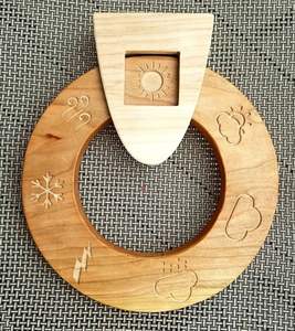 Juguetes de madera Montessori para apilar – Juguetes educativos de aprendizaje preescolar para niños y niñas de 1, 2 y 3 años, manualidades de madera - Product Image 4