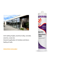 Mastics adhésifs RT-193 RUNTAI Mastic en silicone neutre pour portes et fenêtres extérieures Mastic de calfeutrage