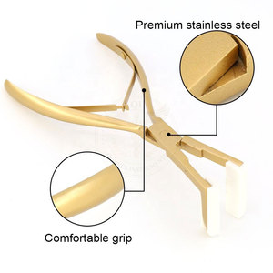 <b>Micro</b> Ring Hair <b>Extensions</b> Stainless Steel Plier Tool for Hair <b>Extension</b> Application and Removal Salon Use Made in Pakistan - Product Image 4