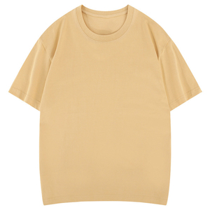 Camiseta de Manga Corta para Hombre, 100% Algodón, con Logotipo Personalizado OEM, Transpirable, de Secado Rápido, Corte Regular, Frente Liso, Venta al Por Mayor Transfronteriza - Product Image 1