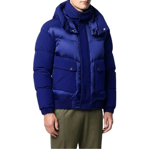 Veste matelassée unisexe personnalisée, imperméable, écologique, pour garder au chaud, vêtement d'extérieur décontracté, manteau d'hiver avec logo sur le devant - Product Image 3