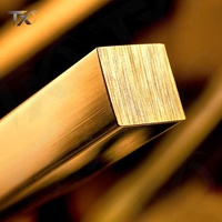 En stock Astm 80mm 200mm 250mm C3602 C3604 C2300 tige ronde barre de cuivre dur demi-dur 99.9% barre de laiton pur cuivre