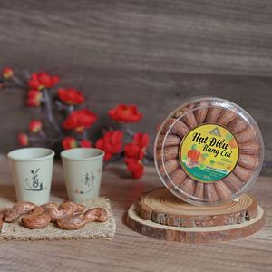 เม็ดมะม่วงหิมพานต์อบแบบออร์แกนิค ไม่ปอกเปลือก คุณภาพพรีเมียม ขนาด W180 น้ำหนัก 163 กรัม บรรจุในกล่องของขวัญทรงกลม - ยี่ห้อตงฟู พร้อมรับประทาน - Product Image 2