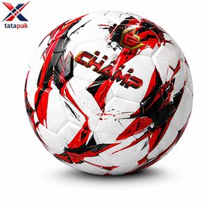 Ballon de football professionnel taille 5 en PVC avec logo, unisexe, pour adultes, match officiel, résistant à l'eau, léger, de haute qualité, écologique - Product Image 2