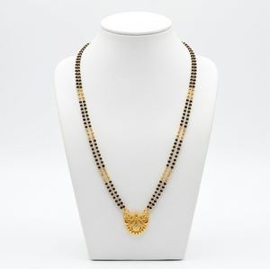 Collier de prière classique pour femme Divyoro plaqué or, avec perles et pendentif religieux, idéal pour les mariages et la prière - Product Image 1