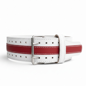 Ceinture de musculation en cuir de 10 mm et 13 mm d'épaisseur avec boucle à double ardillon pour l'haltérophilie – Prix direct usine - Product Image 1