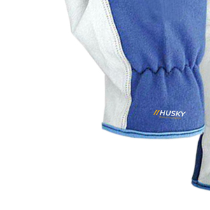HUSKY SPORTSWEAR Warm Full Finger <b>Touchscreen</b> <b>Gloves</b> Black Acrylic Cotton Winter Outdoor Use Jacquard Wrist Length Breathable - Product Image 3