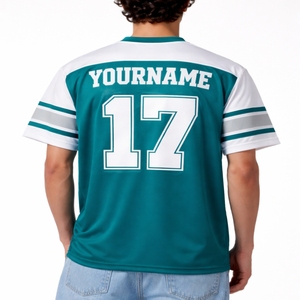 Men Custom Number Sports Jersey <b>T</b> <b>Shirt</b> Athletic Wear Premium Fabric Breathable Comfort Quick Dry Custom Printing Men jersey - Product Image 2