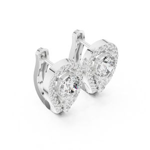 Anillo llamativo 10K para fiesta con diamante CZ - Product Image 3