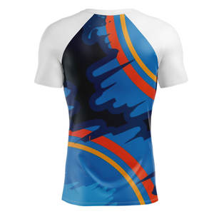 Camisetas de compresión de manga corta al por mayor para gimnasio, camisetas de compresión sublimadas personalizadas, camisetas de compresión para hombre. - Product Image 6