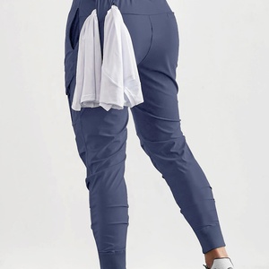 Pantalon de survêtement léger personnalisé TWILL-SPORTS pour hommes, collection été 2026, avec cordon de serrage central, imperméable, style cargo, 100 % coton biologique, vente en gros - Product Image 5