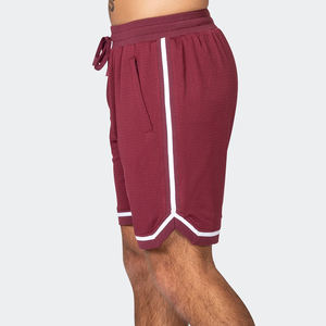 Pantalones cortos de baloncesto transpirables con logotipo personalizado para hombre, pantalones cortos de baloncesto de malla de poliéster de alta calidad al por mayor para hombre - Product Image 4