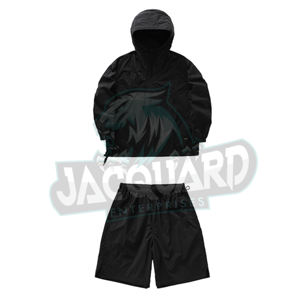 Ensemble court deux pièces pour homme, prix abordable, matière de qualité, style streetwear, veste coupe-vent réfléchissante 3M, ensemble d'été - Product Image 3
