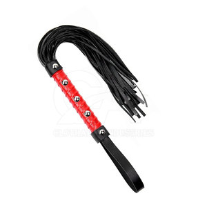 Leather Riding <b>Flogger</b> for Equestrian Sports Lightweight Professional Horse Riding Whip with Comfortable Grip Handle Handmade - Product Image 2