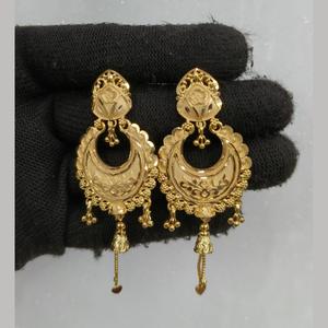 Pendientes Colgantes de Perlas y Turquesa en Forma de Gota de Agua, de Cobre y Aleación - 11058820GL - Product Image 1