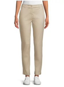 Pantalon de costume décontracté blanc en toile légère, coupe slim, délavé à l'acide, idéal pour le bureau et les réunions d'affaires - Product Image 3