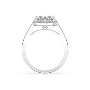 REYES Princess Cut 2.02 Carat Moissanite Engagement <b>Rings</b> Original <b>925</b> Sterling <b>Silver</b> Wedding Gift Fine Jewelry For Women - Product Image 6