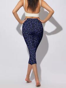 เลกกิ้งโยคะเอวสูงกระชับสัดส่วนยกสะโพกสำหรับผู้หญิง แบบไร้ตะเข็บ ระบายอากาศได้ดี แห้งเร็ว รับผลิตตามสั่งขายส่ง - Product Image 6