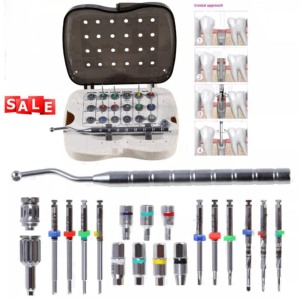 Kit d'extraction de vis cassées pour implants dentaires universels Golden Crest Industries – Outils chirurgicaux pour vis d'implants fracturées - Product Image 1