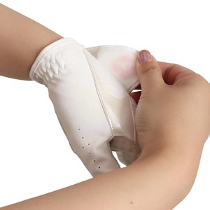 Gants de golf haut de gamme pour adultes, best-sellers, professionnels, personnalisés, de haute qualité, en cuir véritable, imitation cuir blanc, respirants, légers, sportifs - Product Image 2