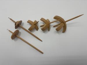 Hiladora turca de madera artesanal y hiladora de caña para hilar hilo, artesanía con fibras y fabricación textil - Product Image 3