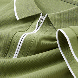 Polo de manga corta para hombre, informal, de algodón - Product Image 5