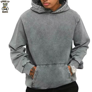 Sweat-shirts décontractés pour hommes, fabriqués au Pakistan, chauds, confortables, style streetwear, effet vintage, avec poignets côtelés. - Product Image 1